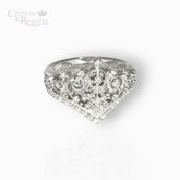 Tiara No.2 - Sterling Silver /w Diamonds - Ring